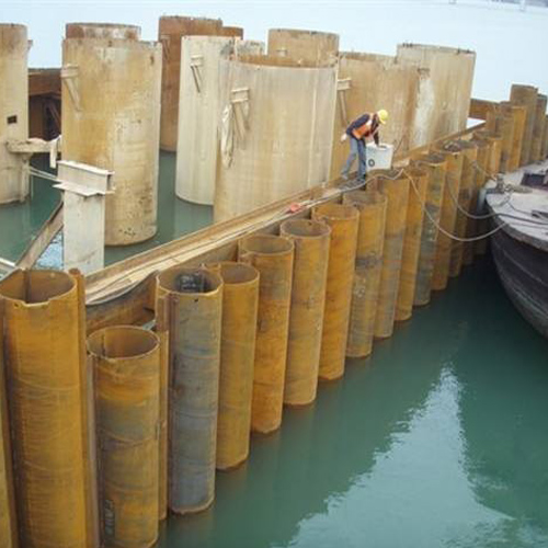 陇南钢护筒现场安装